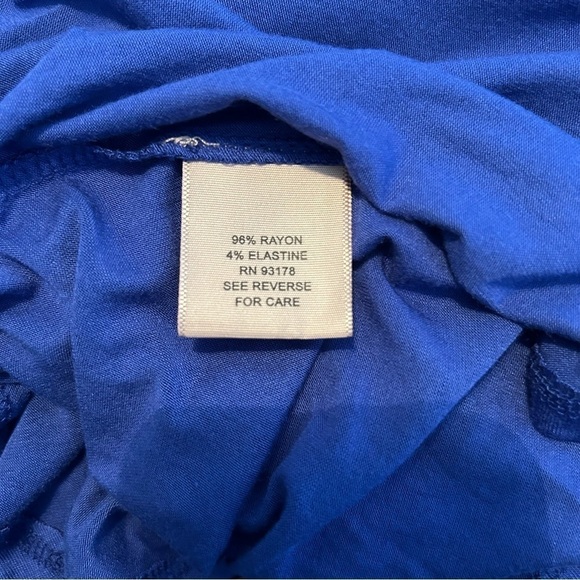 Philosophy Dresses for Women Royal Blue Cut & Sew Dress with High Low Swing Hem - Picture 8 of 9